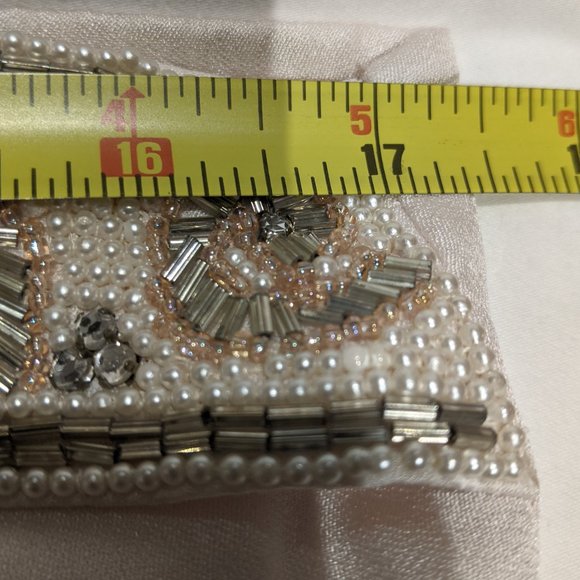 Della Roufogali Ivory Beaded Cocktail Wedding Blazer & Tank Top Set Size… - Picture 8 of 17